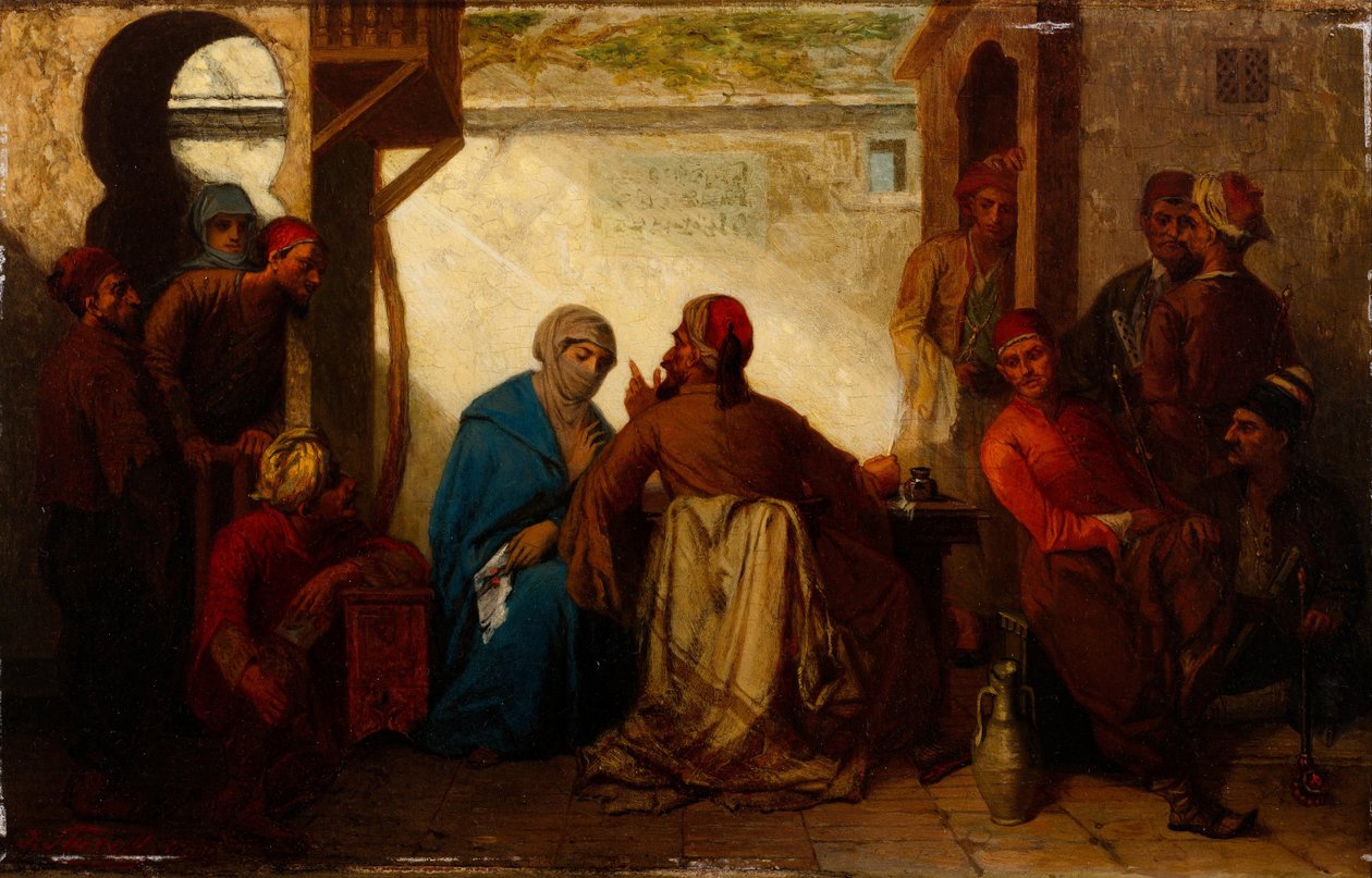 Skriveren, anden halvdel af det 19. århundrede. af Julius Joseph Gaspard Starck