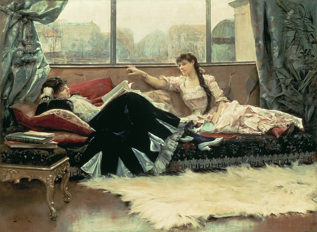 Sarah Bernhardt af Julius Leblanc Stewart