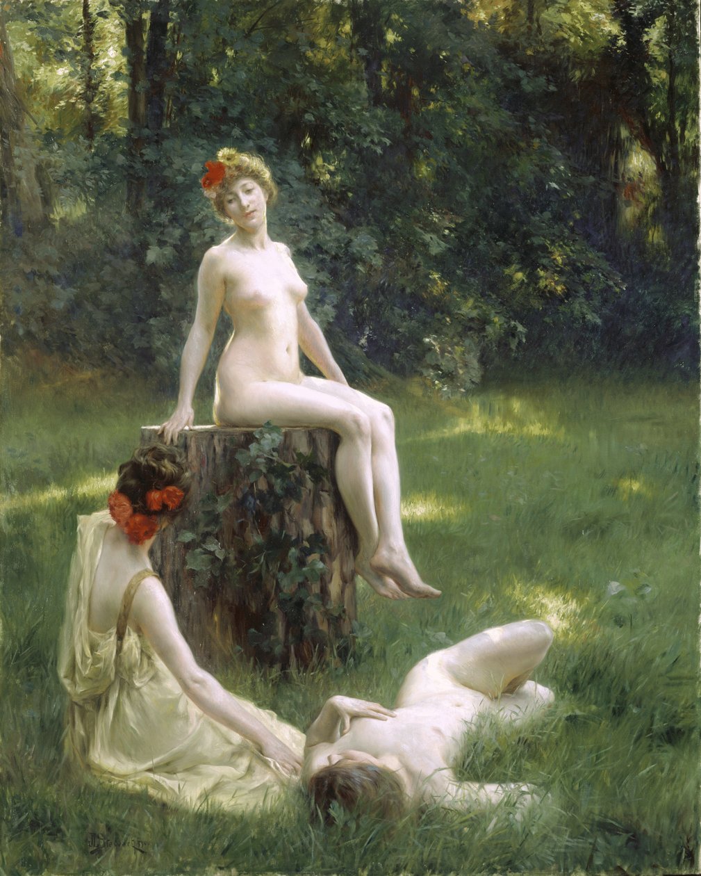 Glade, 1900 af Julius Leblanc Stewart