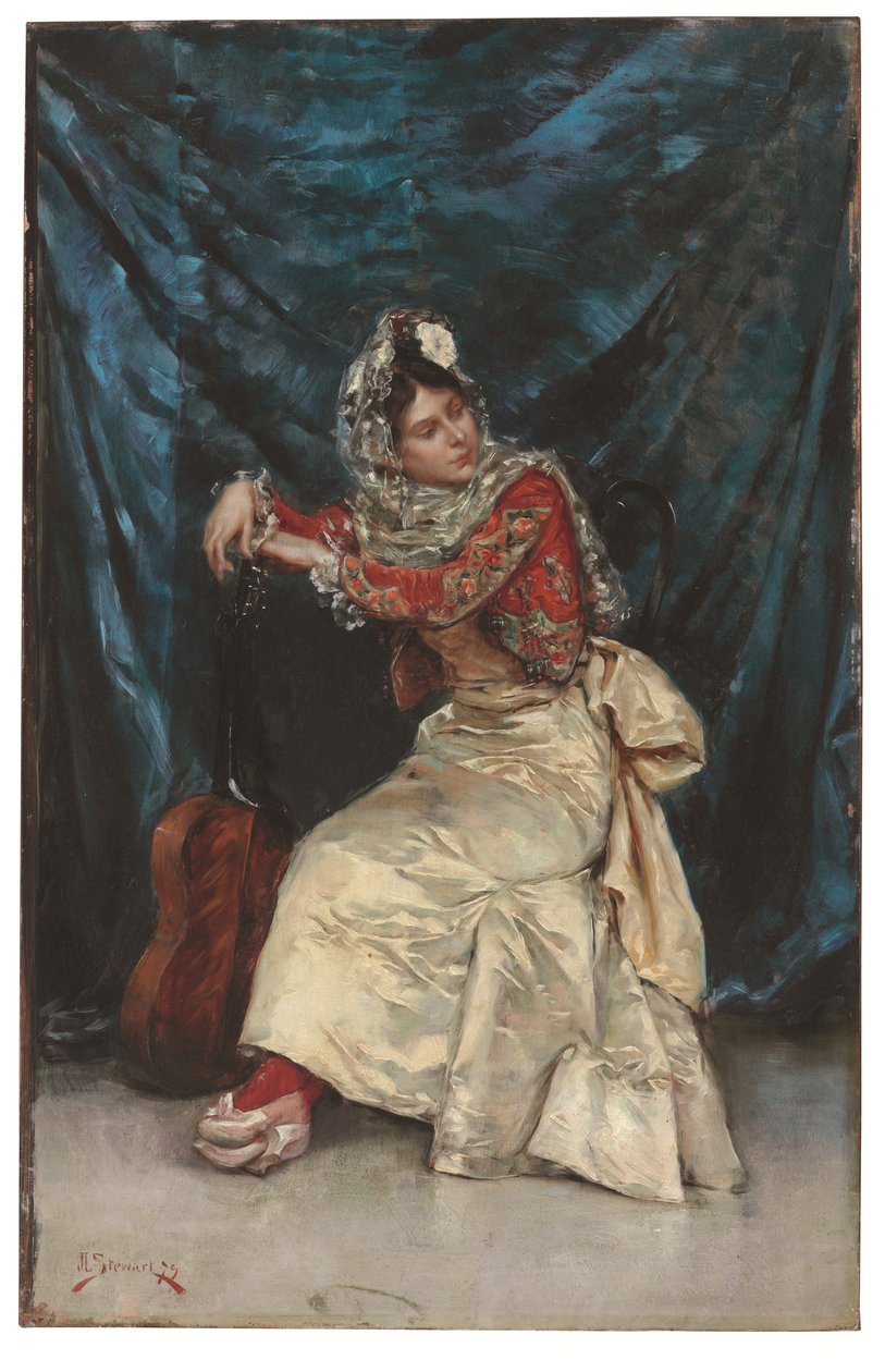 Guitarspilleren af Julius Leblanc Stewart