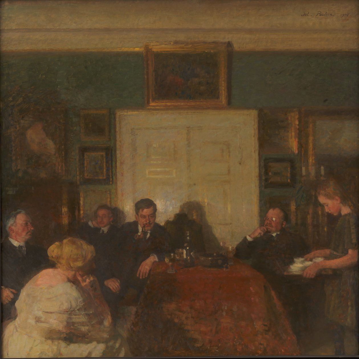 En Fest i Kunstnerens Hjem af Julius Paulsen