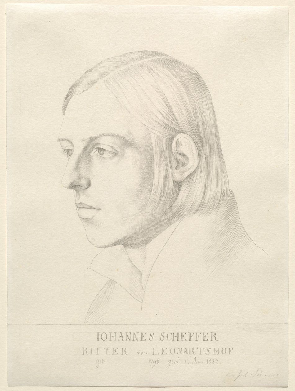 Johann Evangelist Scheffer von Leonhardshoff af Julius Schnorr von Carolsfeld