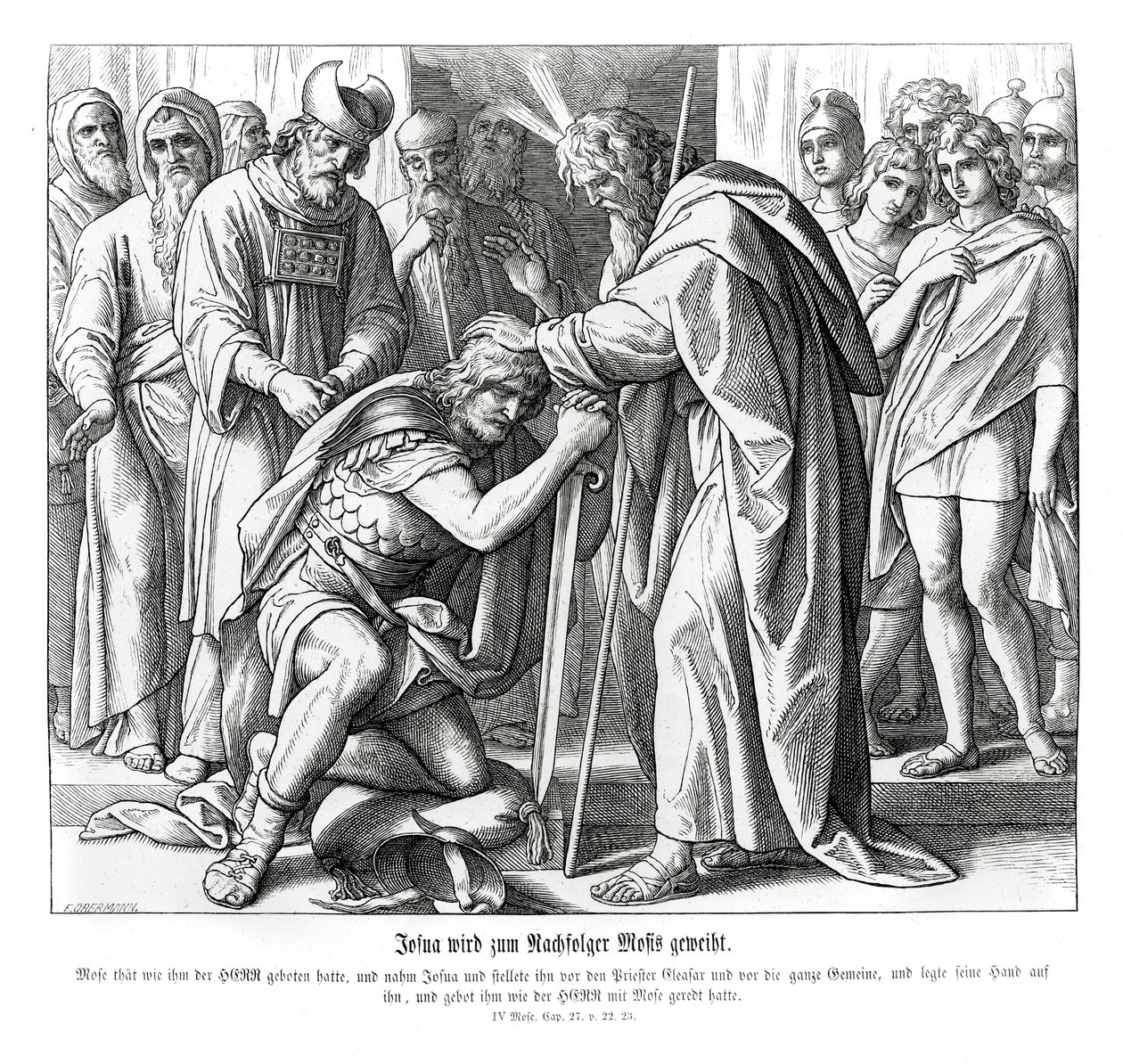 Josva udnævnes til Moses