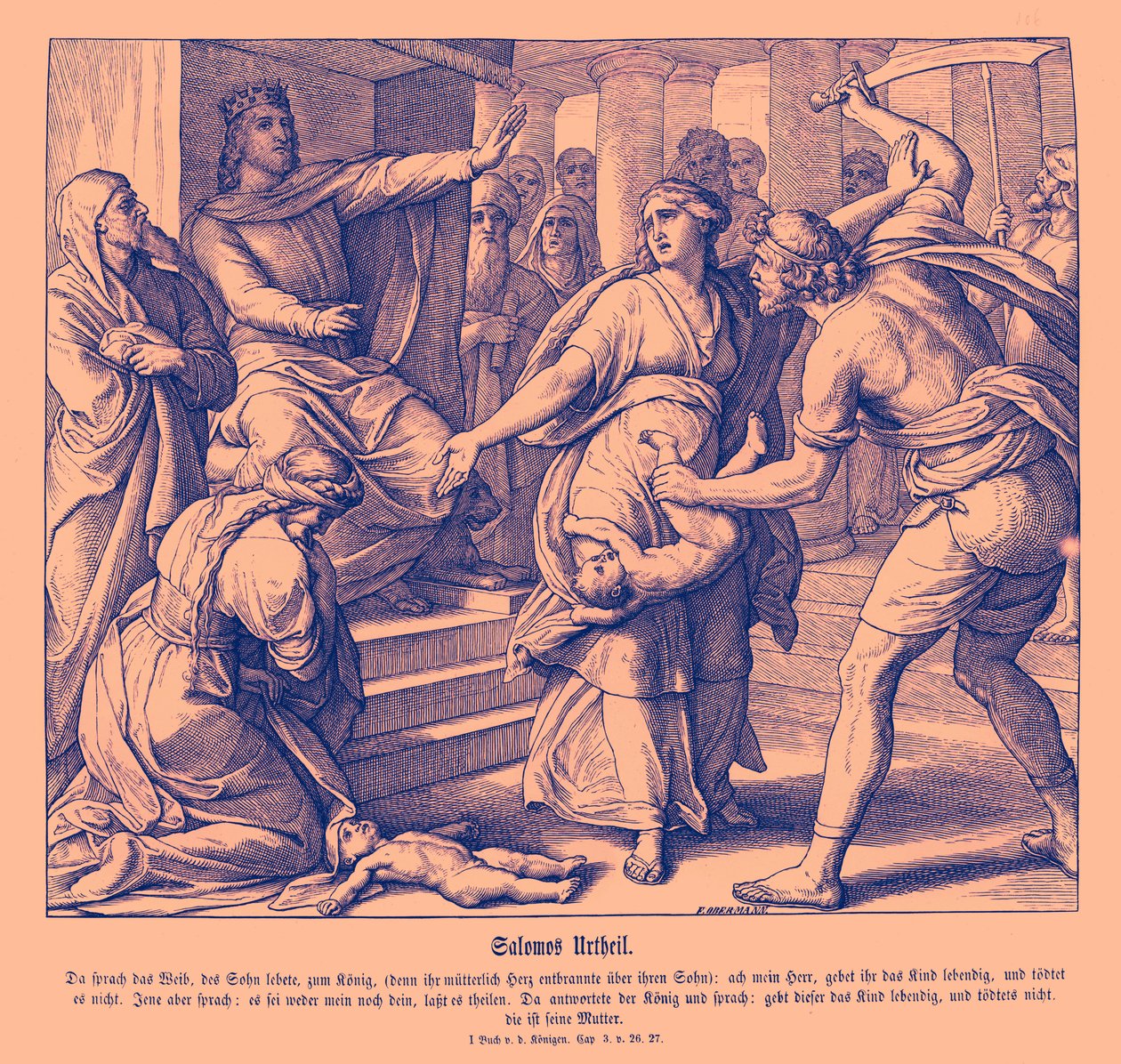 Salomons dom af Julius Schnorr von Carolsfeld