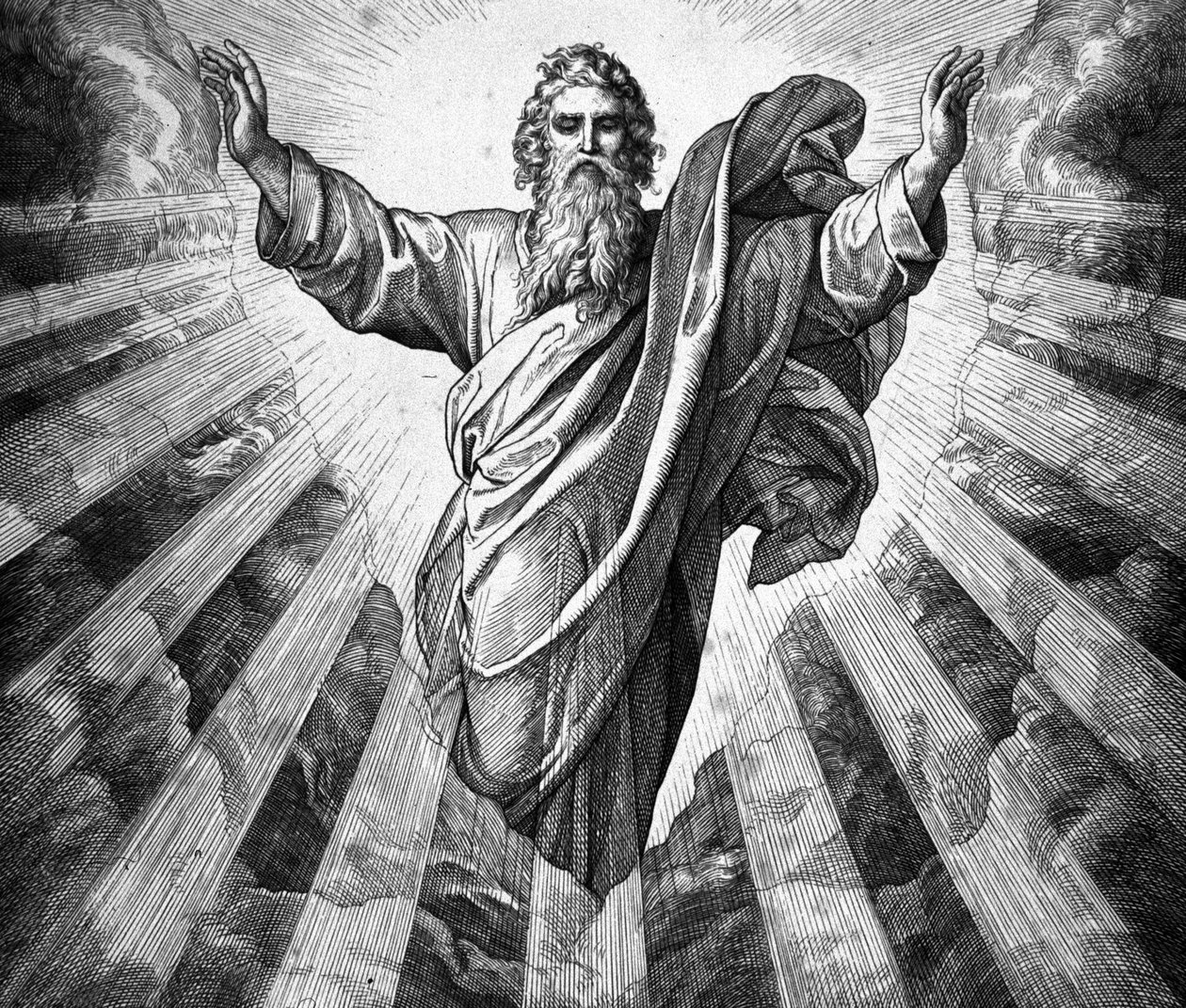 Lad der være lys. Gud og skabelsen af Julius Schnorr von Carolsfeld