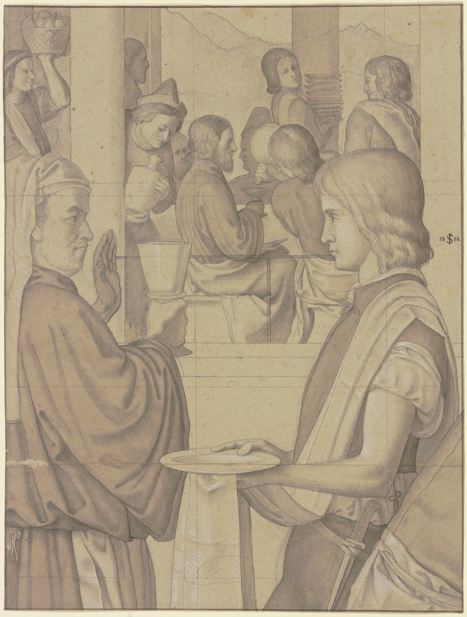 Brylluppet i Kana af Julius Schnorr von Carolsfeld