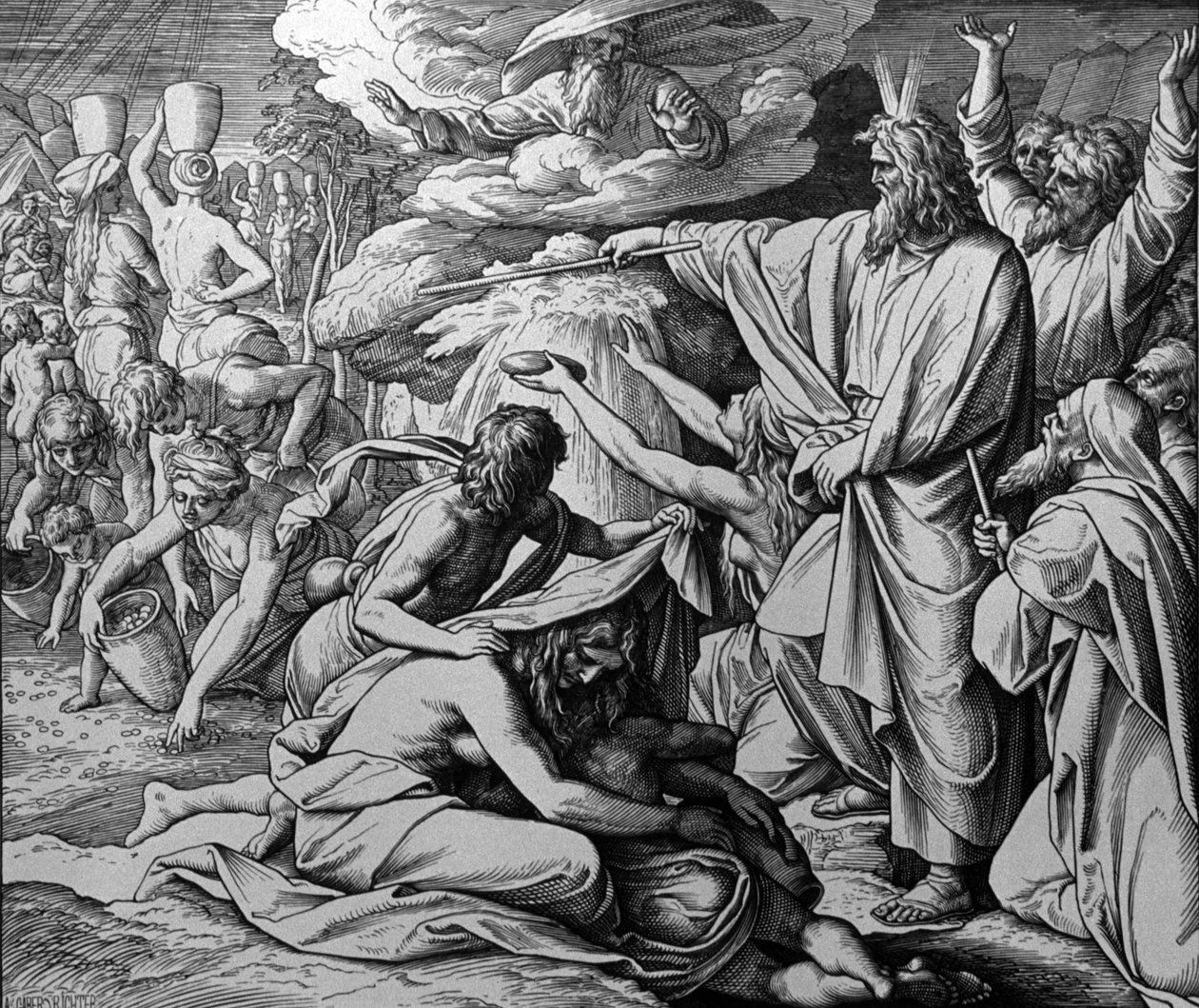 Mirakel af Moses af Julius Schnorr von Carolsfeld