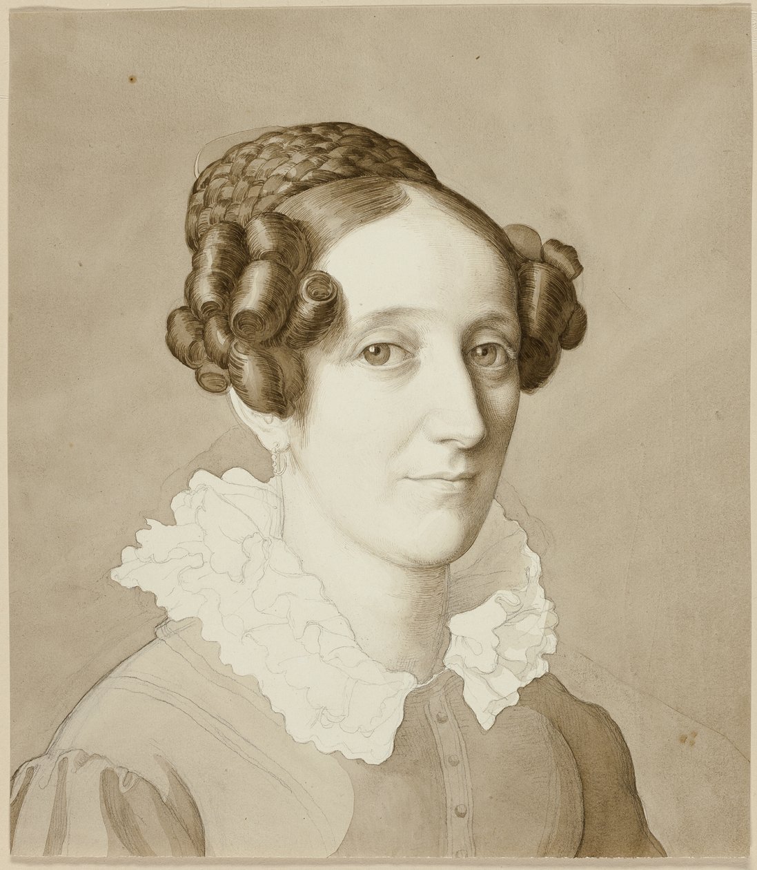 Portræt af en kvinde af Julius Schnorr von Carolsfeld