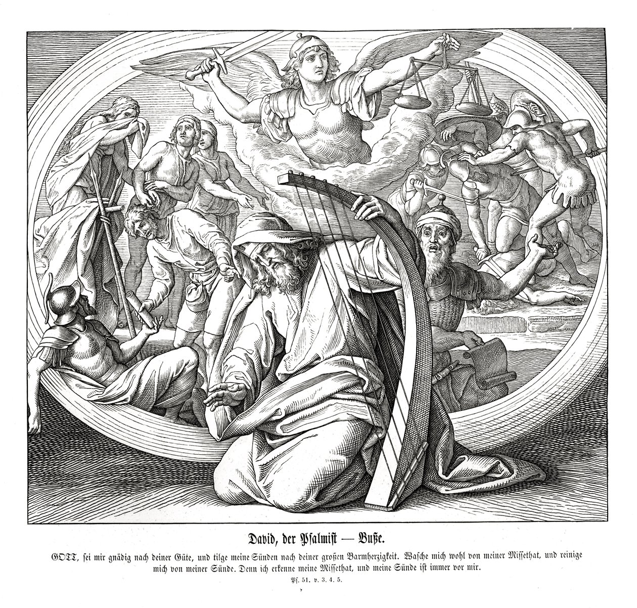 Salmer - omvendelse af Julius Schnorr von Carolsfeld