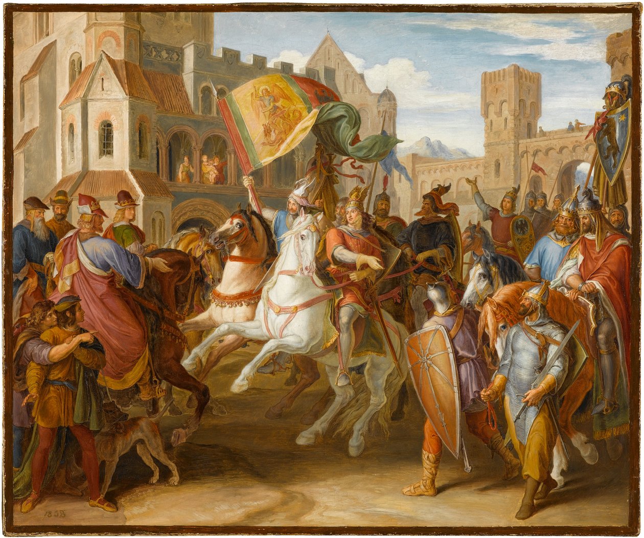 Siegfrieds sejrrige hjemkomst af Julius Schnorr von Carolsfeld