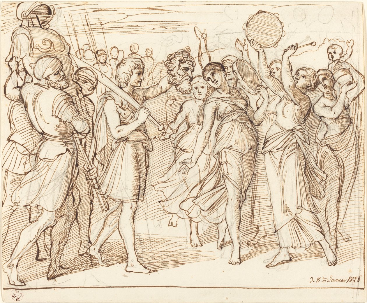 Davids triumf af Julius Schnorr von Carolsfeld