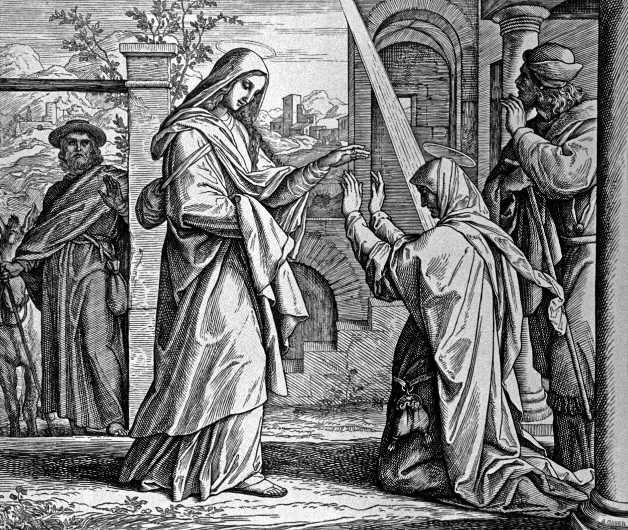 Besøg af Maria af Julius Schnorr von Carolsfeld