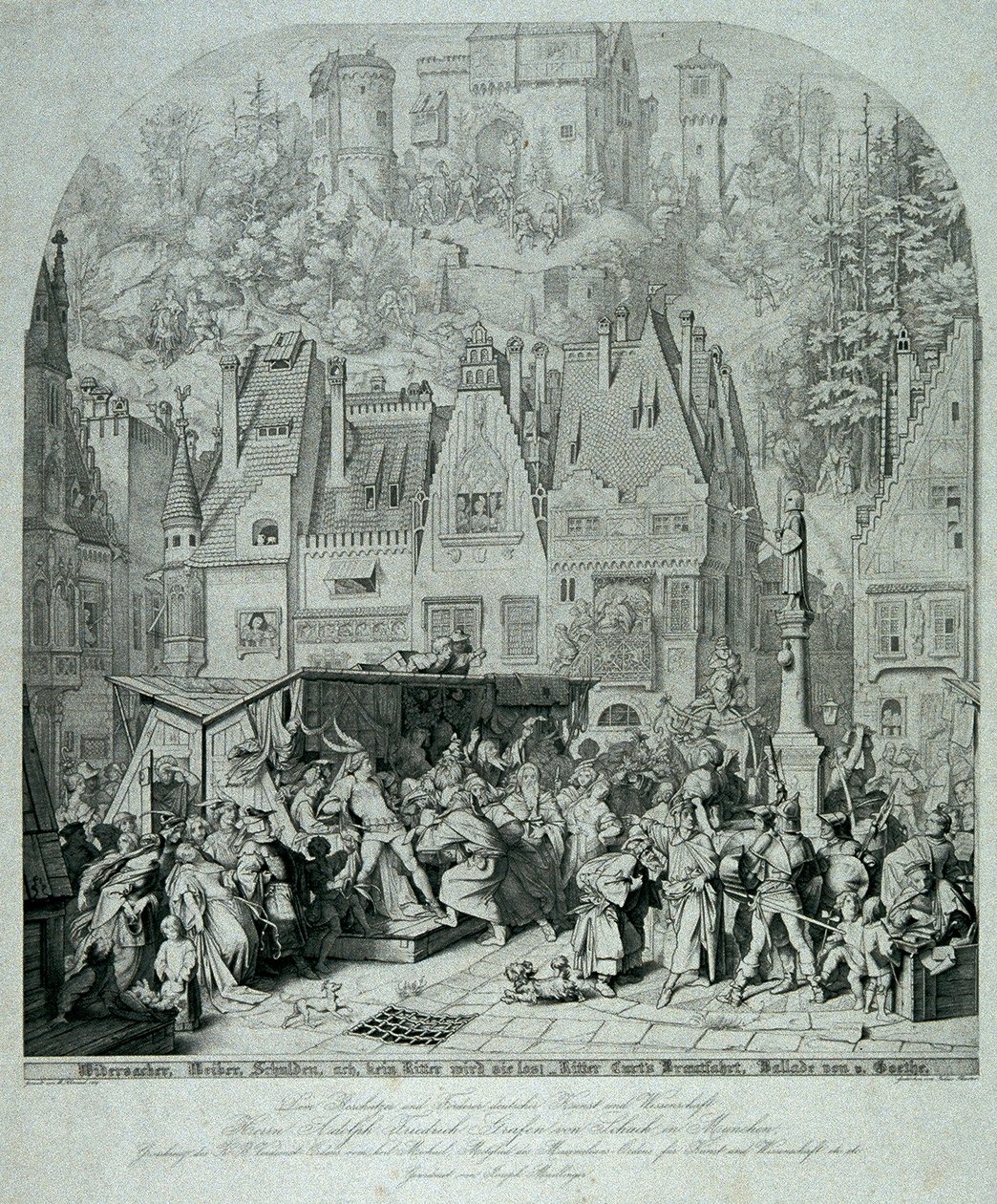 Ritter Curts Brautfahrt af Julius Thaeter