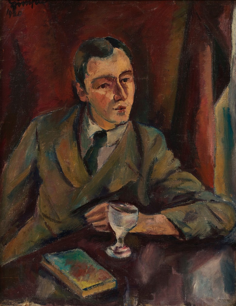 Portræt af en mand af Julius Zimpel jun.