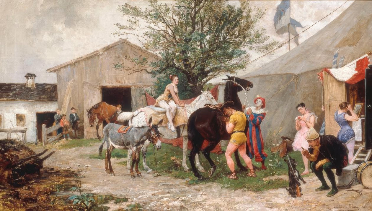 Cirkus af Julius von Blaas