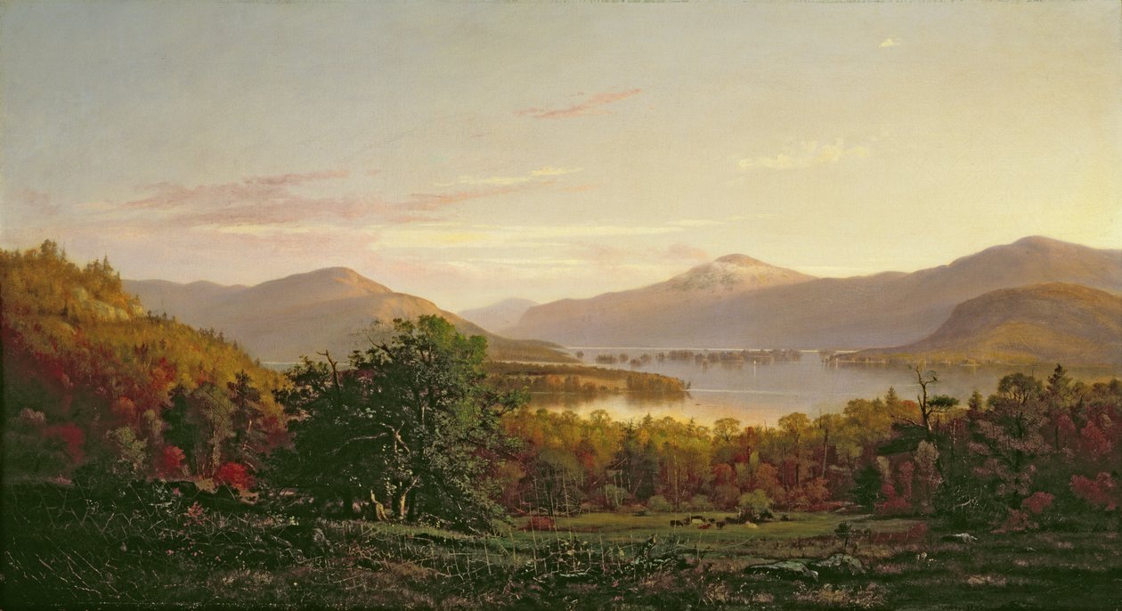 Udsigt over Lake George af Junius R. Sloan