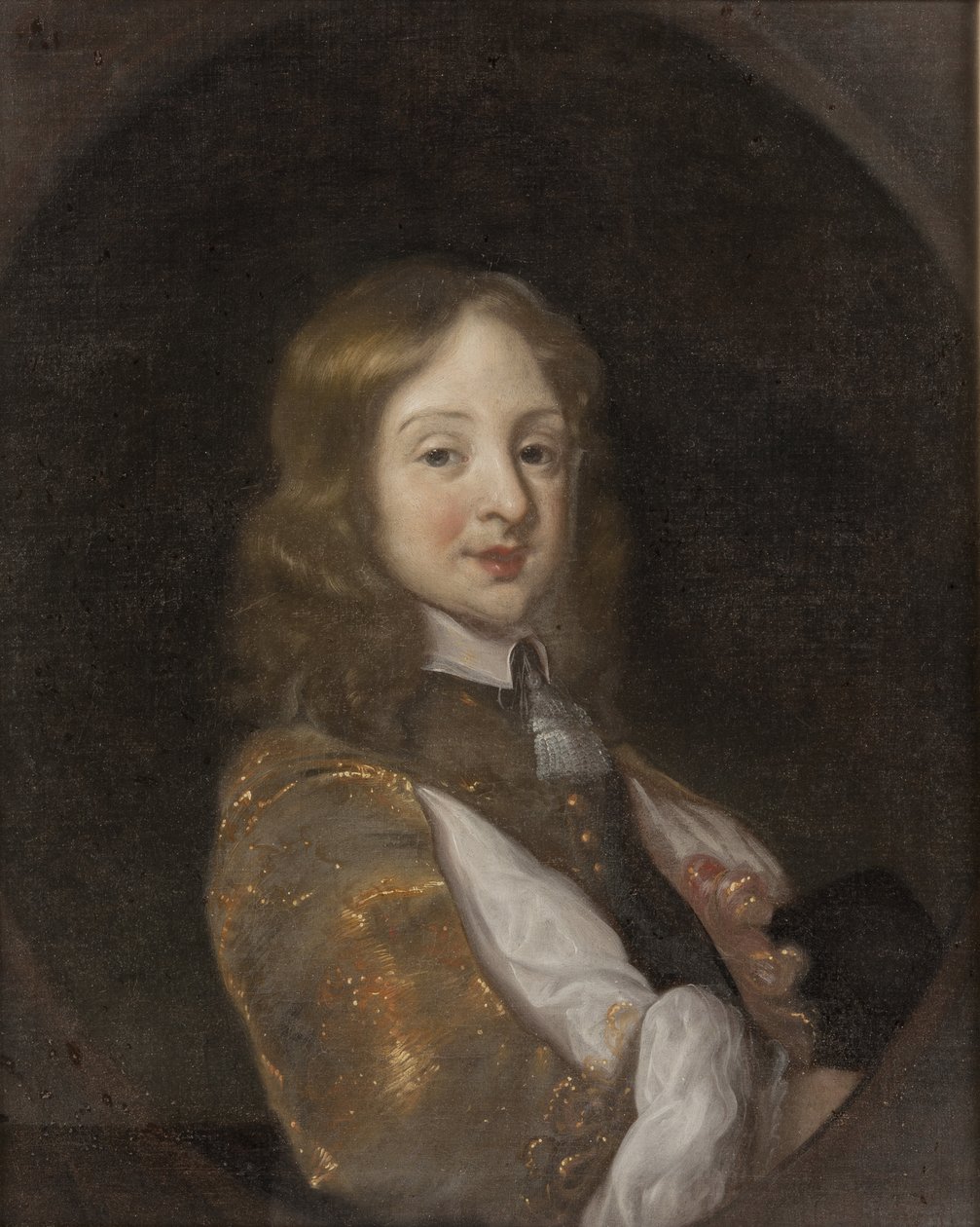 Prins Auguste Frederic de Holstein Gottorp - Portræt af Prins August Friedrich af Holstein-Gottorp (1646-1705), af Ovens, Juergen (1623-1678). Olie på lærred. Mål: 69x57 cm. Nationalmuseum Stockholm af Jürgen Ovens