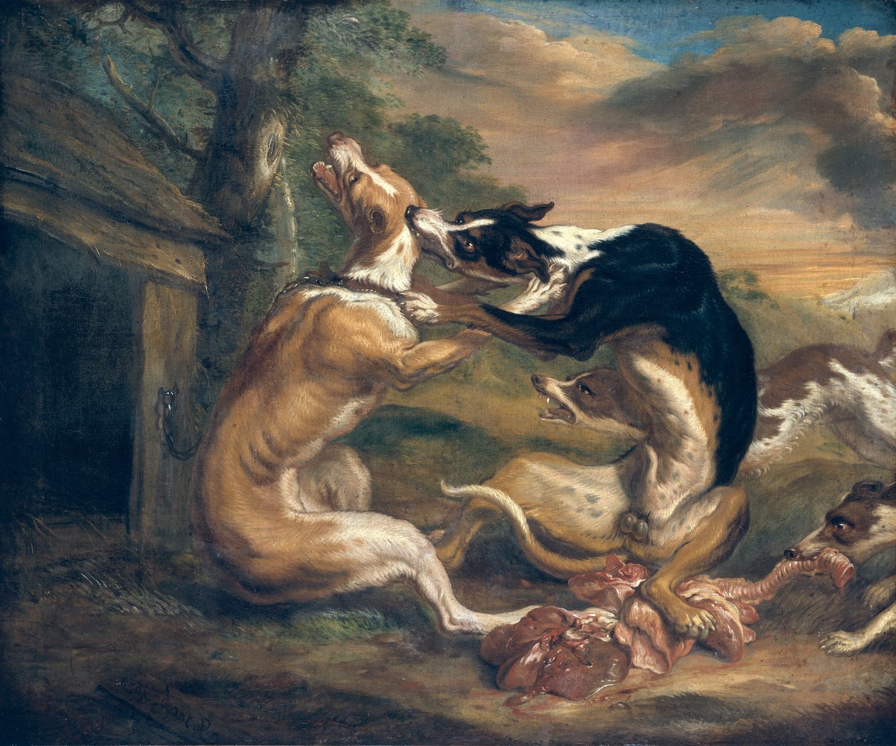 Hundekampen, 1678 af Juriaen Jacobsz