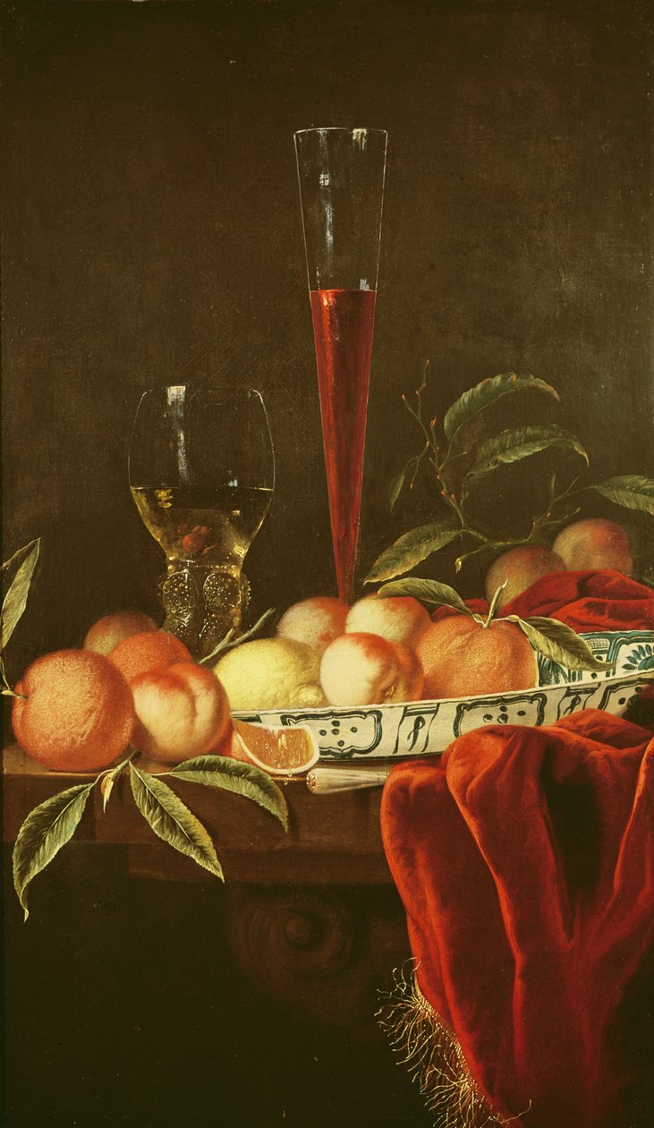 Stilleben, 1600-tallet af Jurian van Streeck or Streek