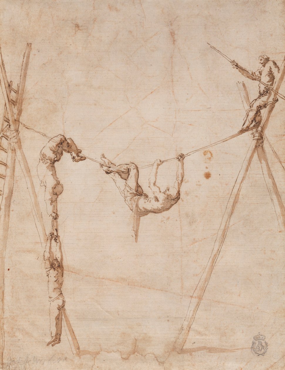 Akrobater på tovet. af Jusepe de Ribera