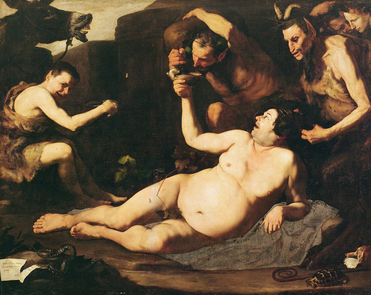 Drunken Silenus, 1626 af Jusepe de Ribera