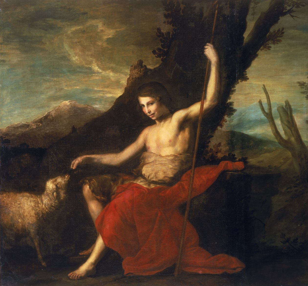 Johannes Døberen i ørkenen af Jusepe de Ribera