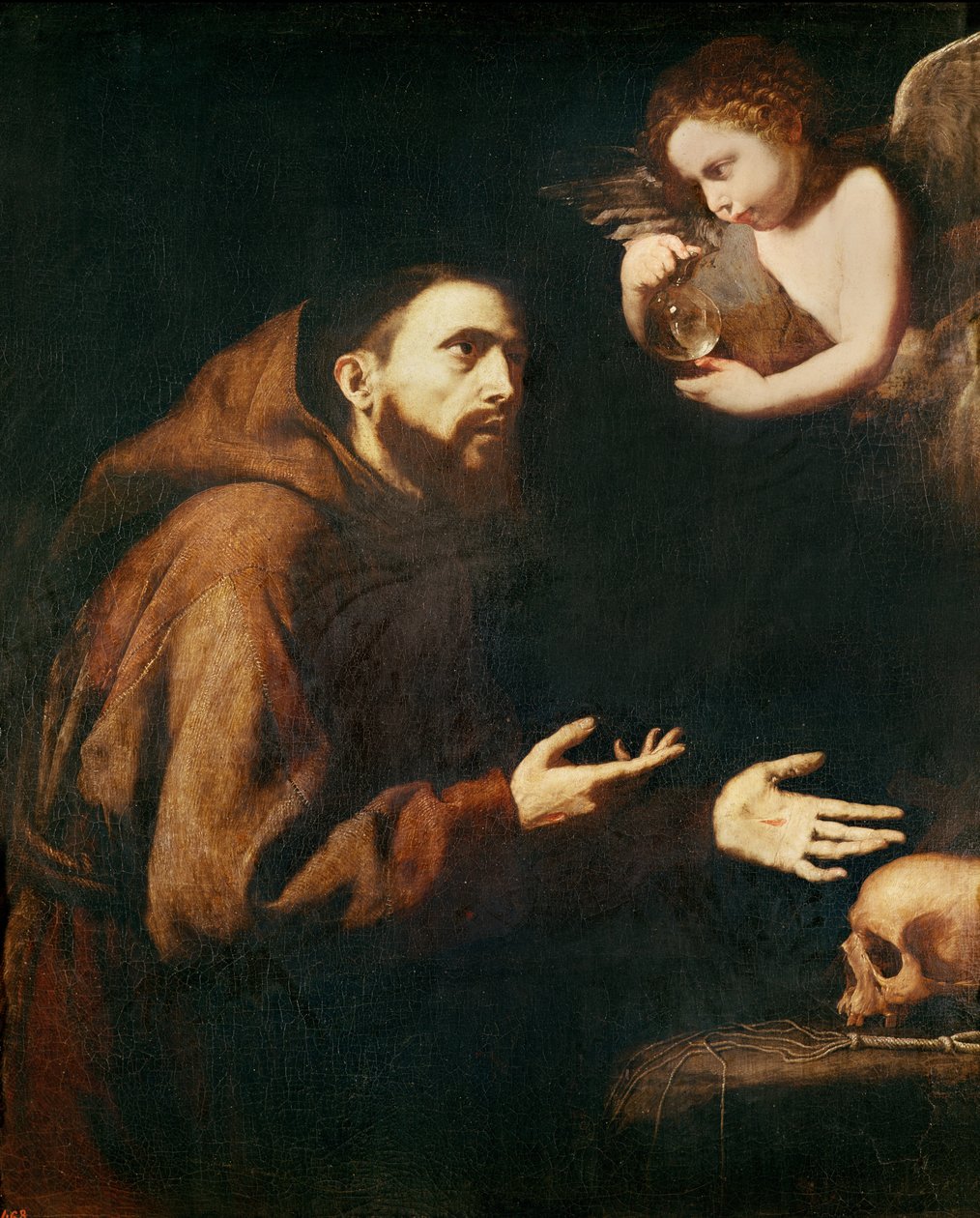 Vision af den hellige Frans af Assisi af Jusepe de Ribera