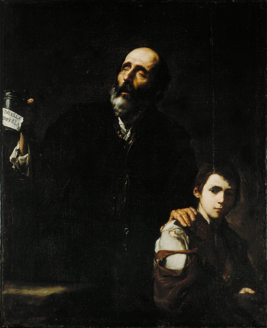 Blind gammel tigger, c.1632 af Jusepe de Ribera
