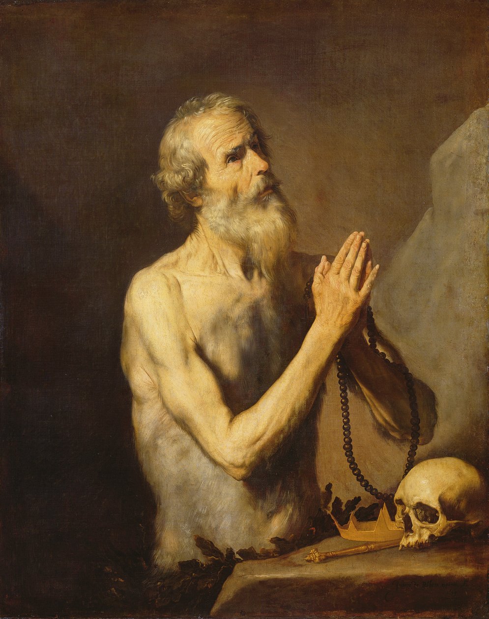 St. Onuphrius, 1637 af Jusepe de Ribera