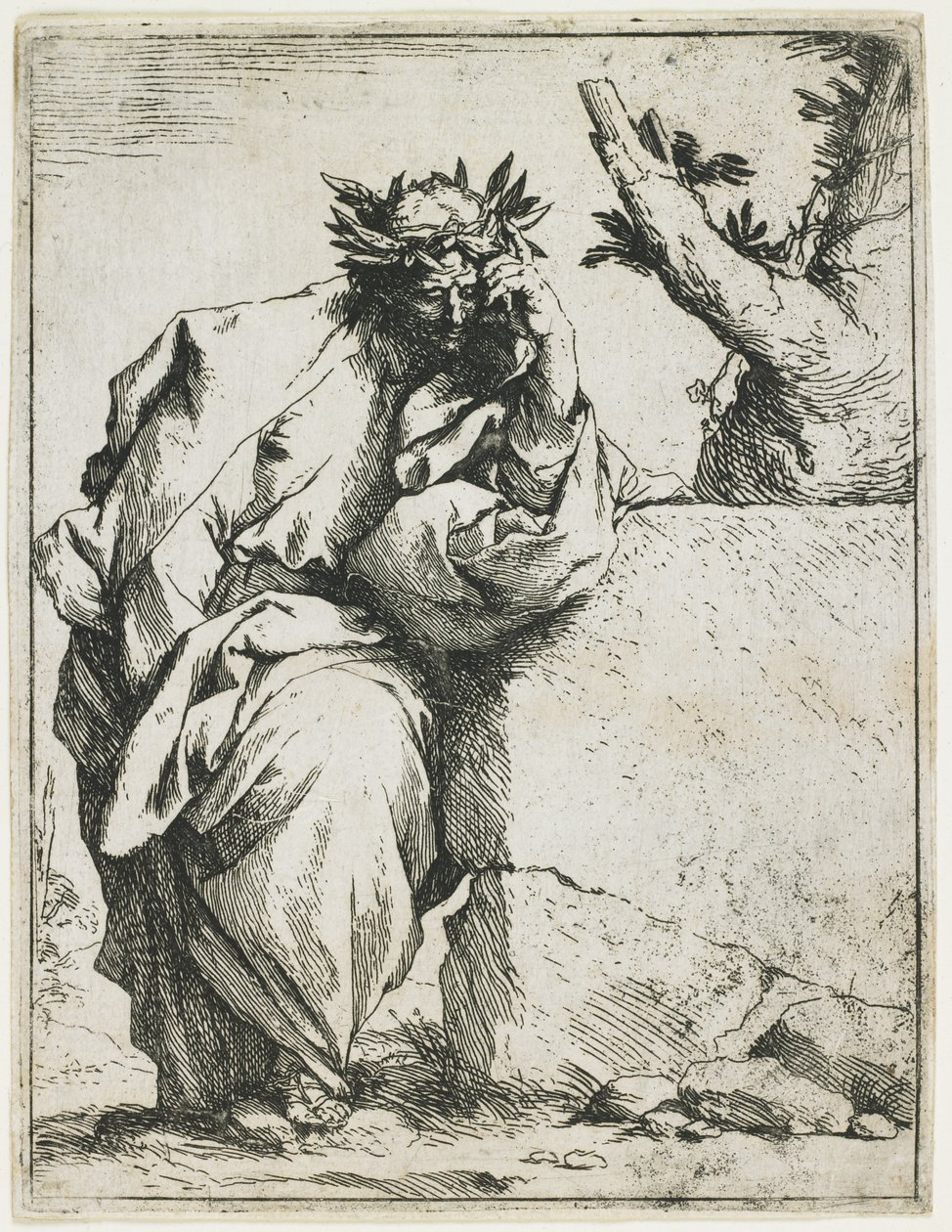 Digteren, ca. 1620-1621 af Jusepe de Ribera