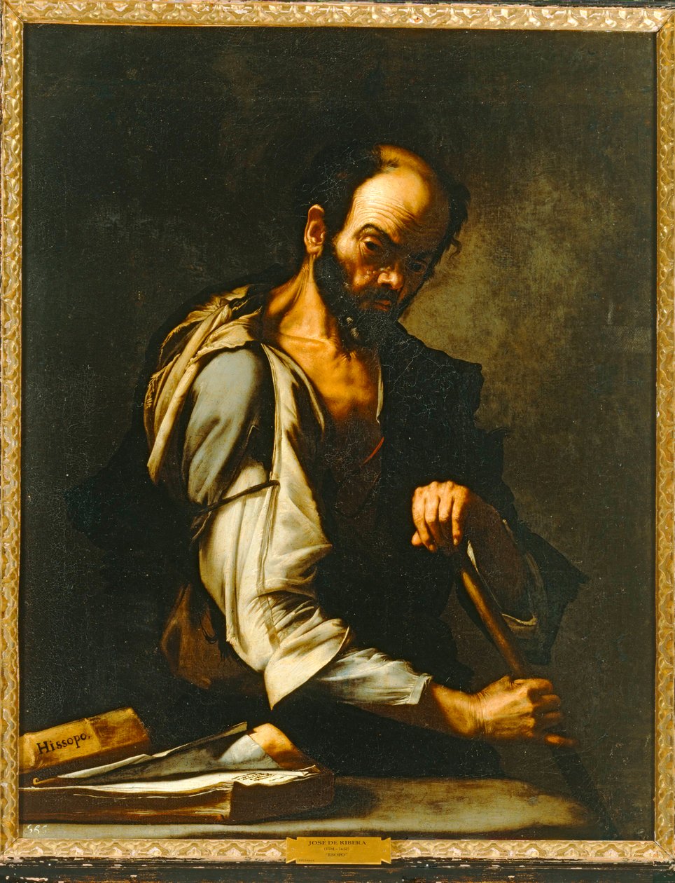 Æsop, fablernes digter af Jusepe de (1591-1652) Ribera