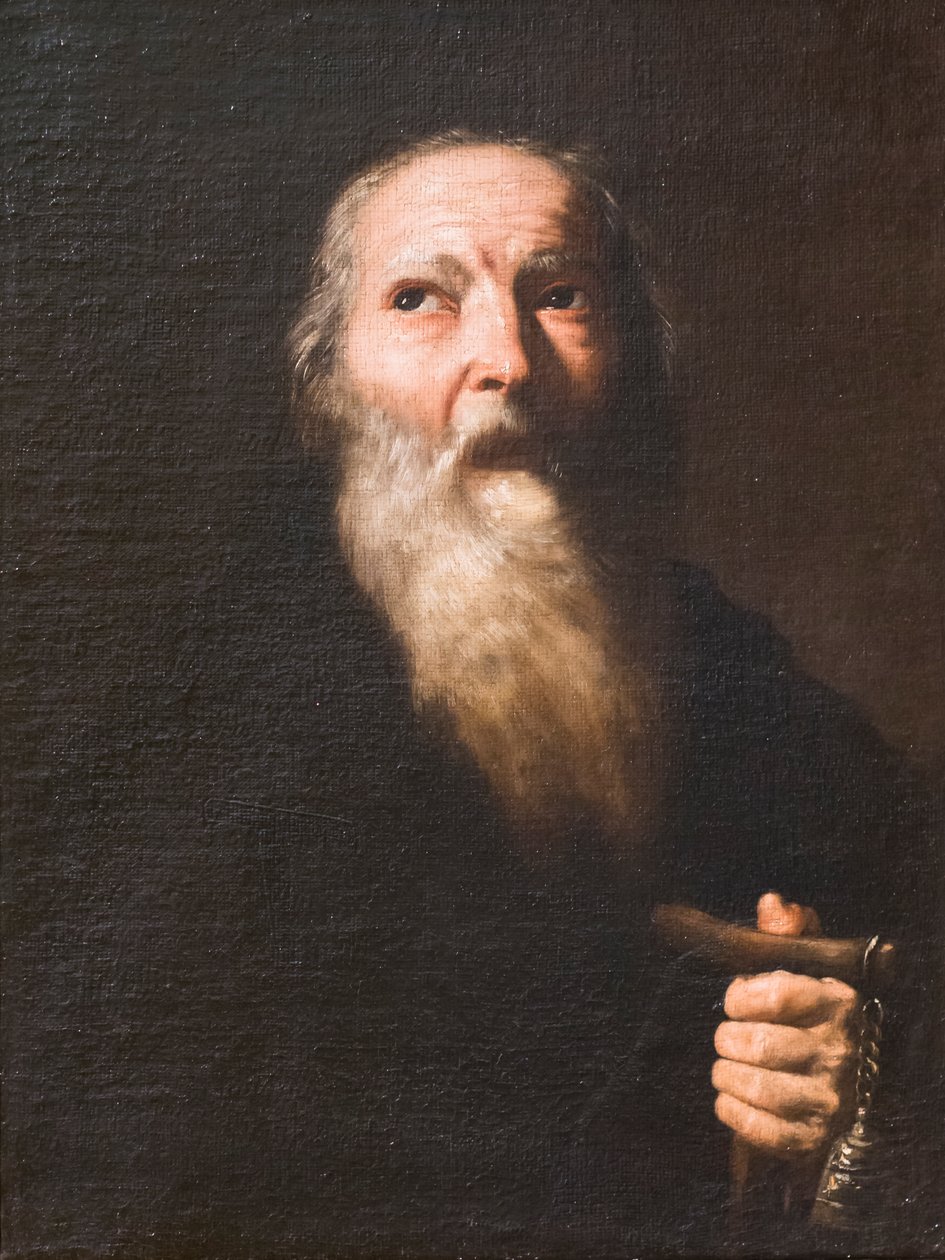 Sankt Antonius Abbe af Jusepe de (1591 1652) Ribera