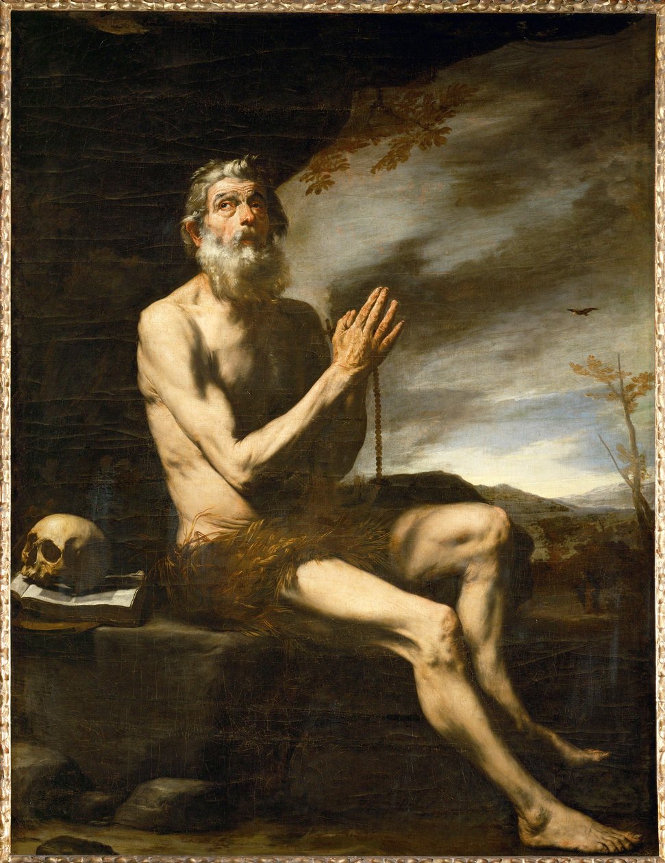 Sankt Paul Eremit ... af Jusepe de (1591-1652) Ribera