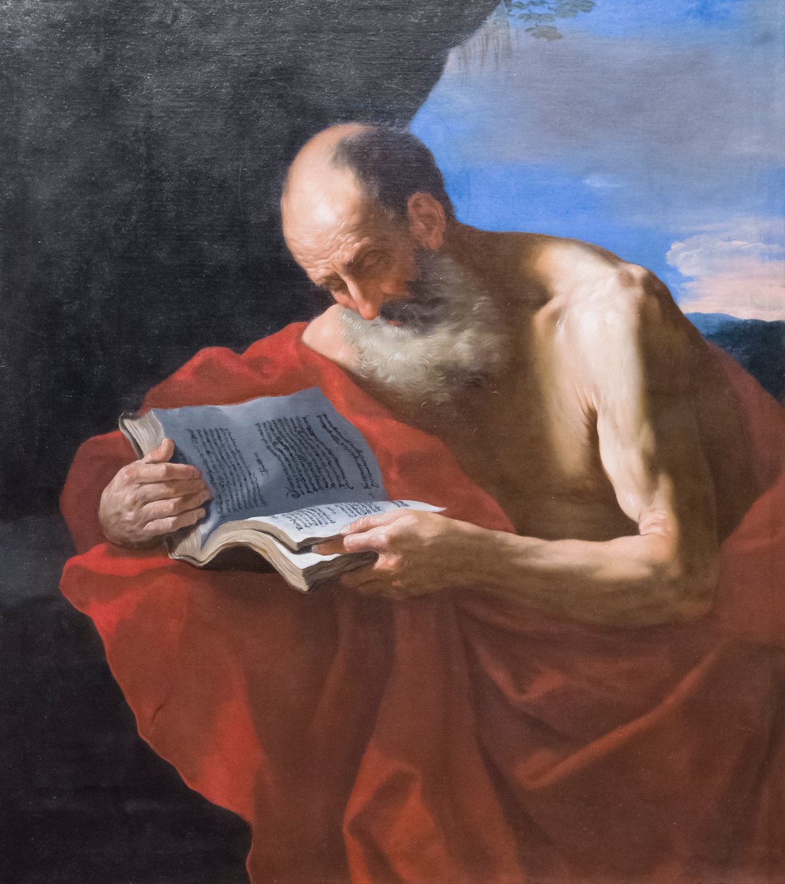 Sankt Jerome af Jusepe de (follower of) Ribera