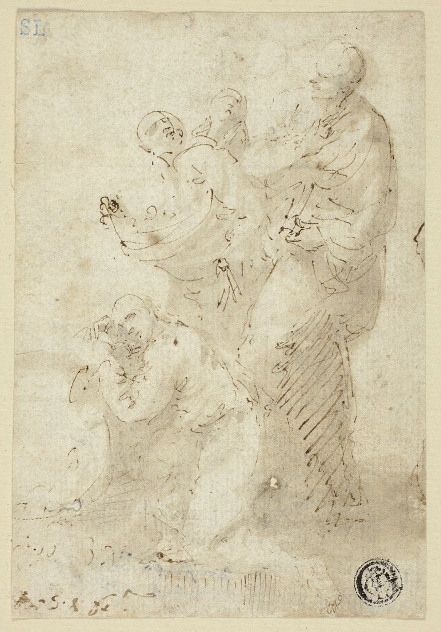 En gruppe af figurer af Jusepe de Ribera
