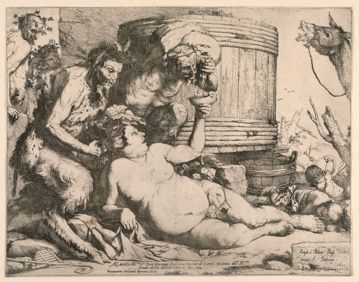 Drunken Silenus af Jusepe de Ribera