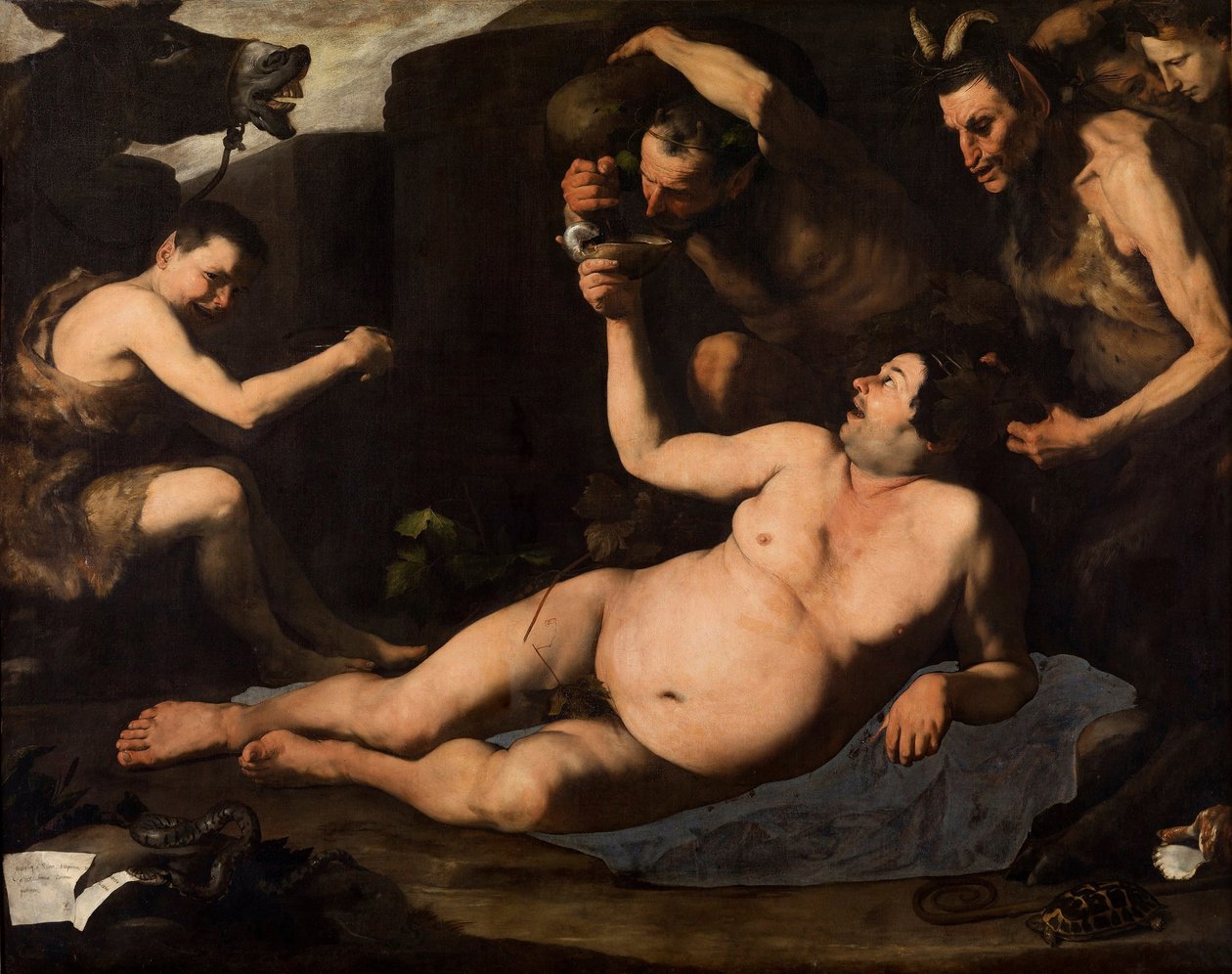 Drunken Silenus af Jusepe de Ribera