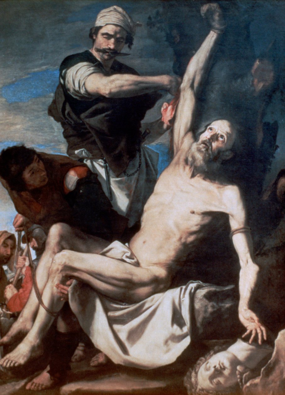 Bartholomews martyrium, 1644 af Jusepe de Ribera
