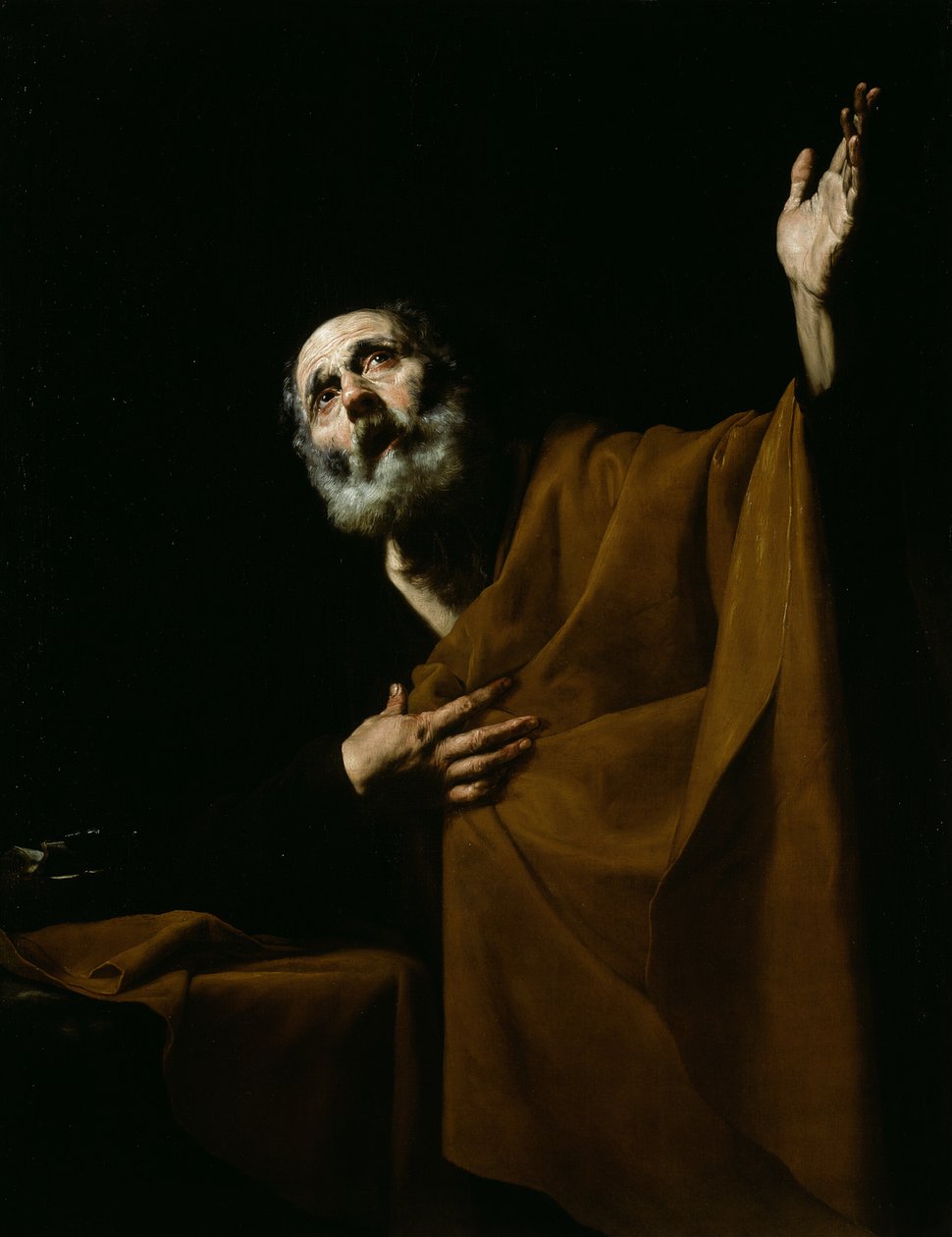angrende Sankt Peter af Jusepe de Ribera