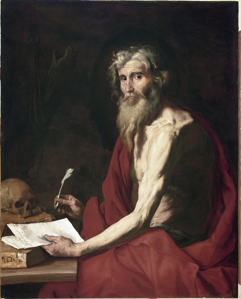 Sankt Jerome, maleri af Jusepe af Jusepe de Ribera