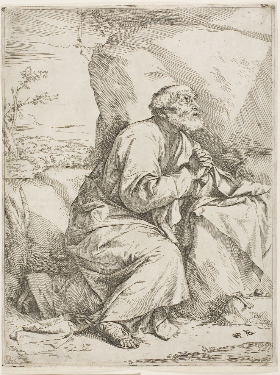 Sankt Peter i ørkenen af Jusepe de Ribera