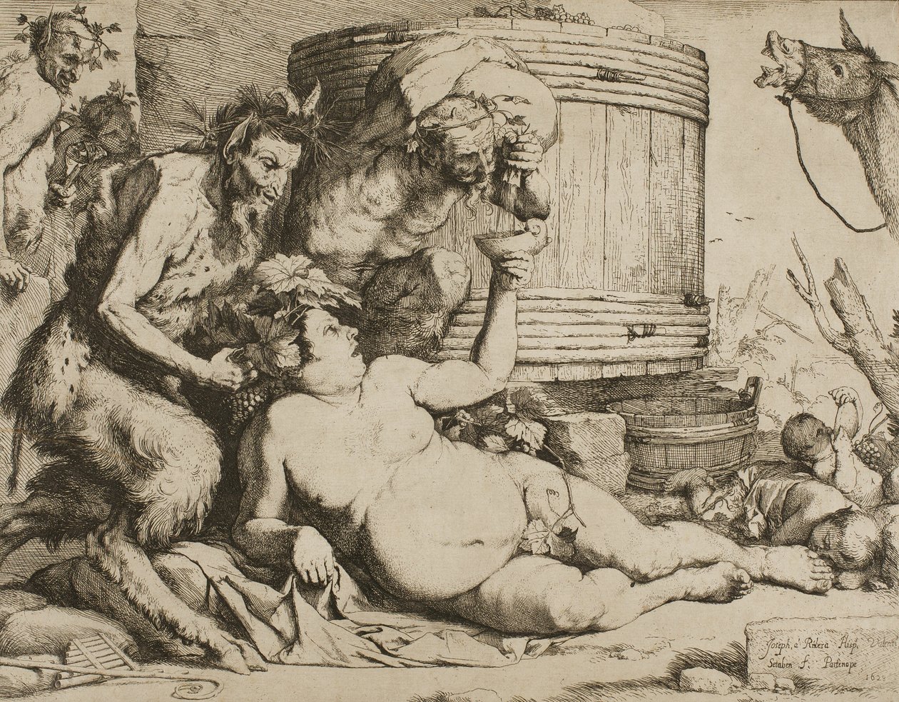 Silenus ved Vinkarret af Jusepe de Ribera