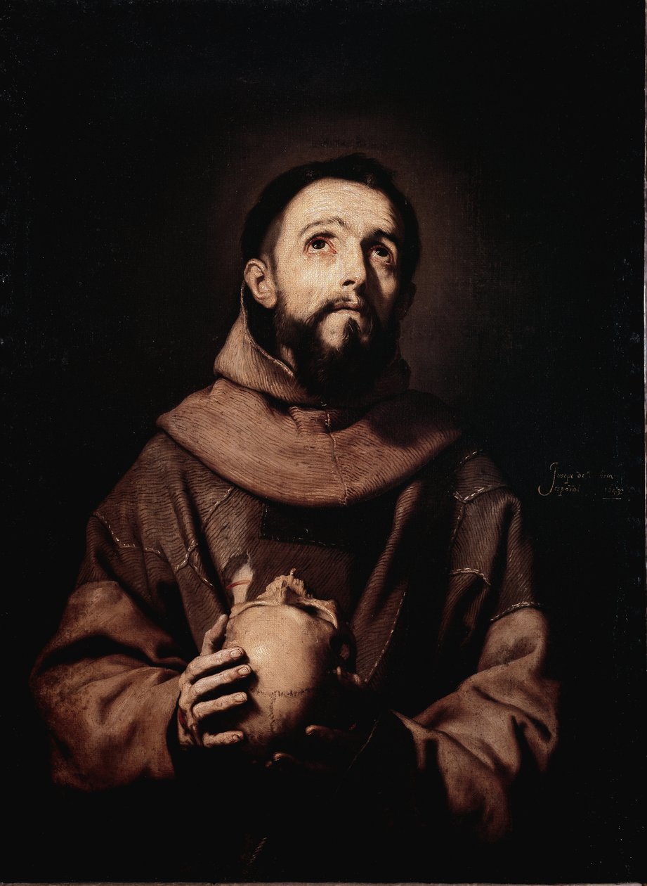 St. Frans af Assisi (olie på lærred af Jusepe de Ribera