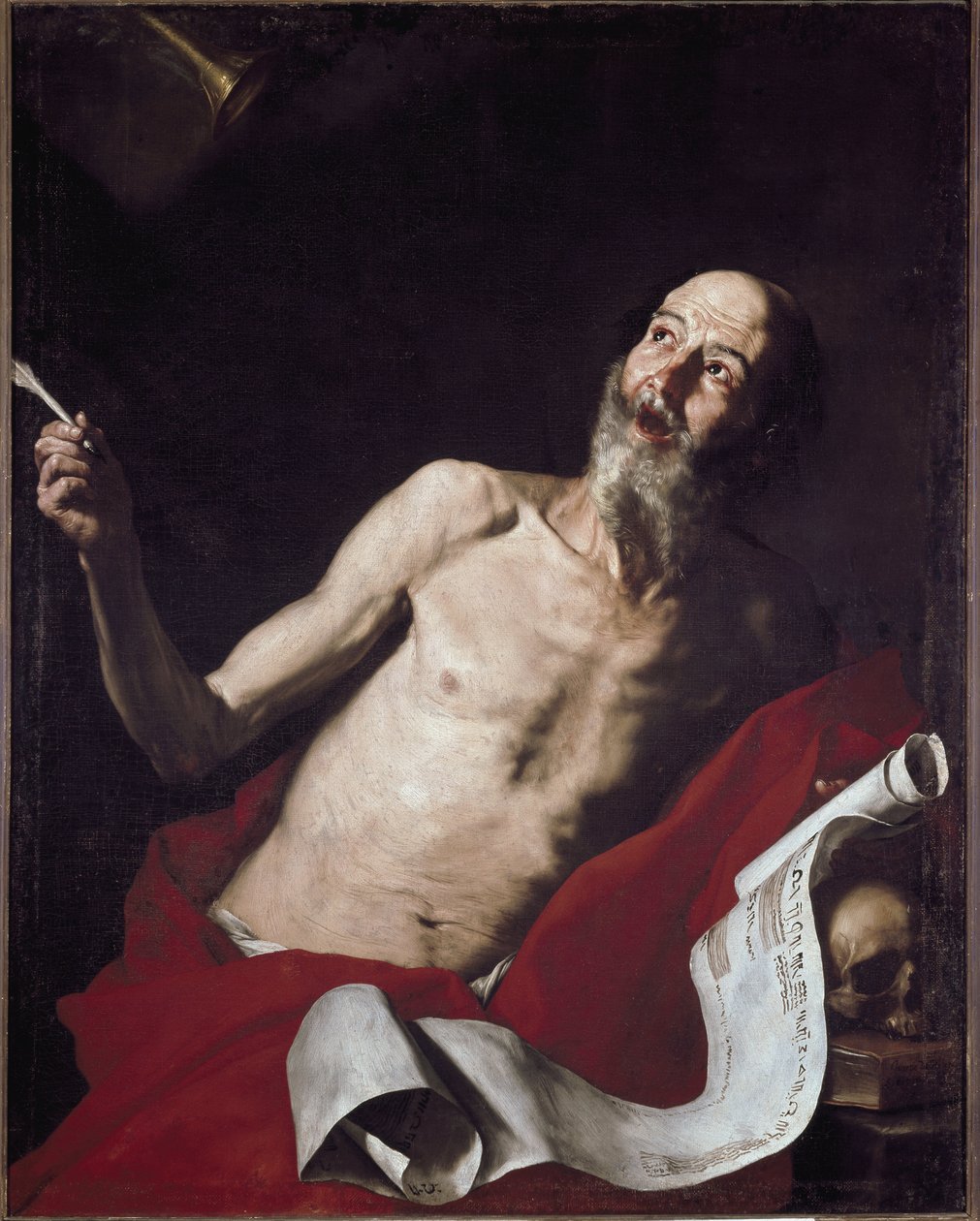 St. Hieronymus (olie på lærred af Jusepe de Ribera