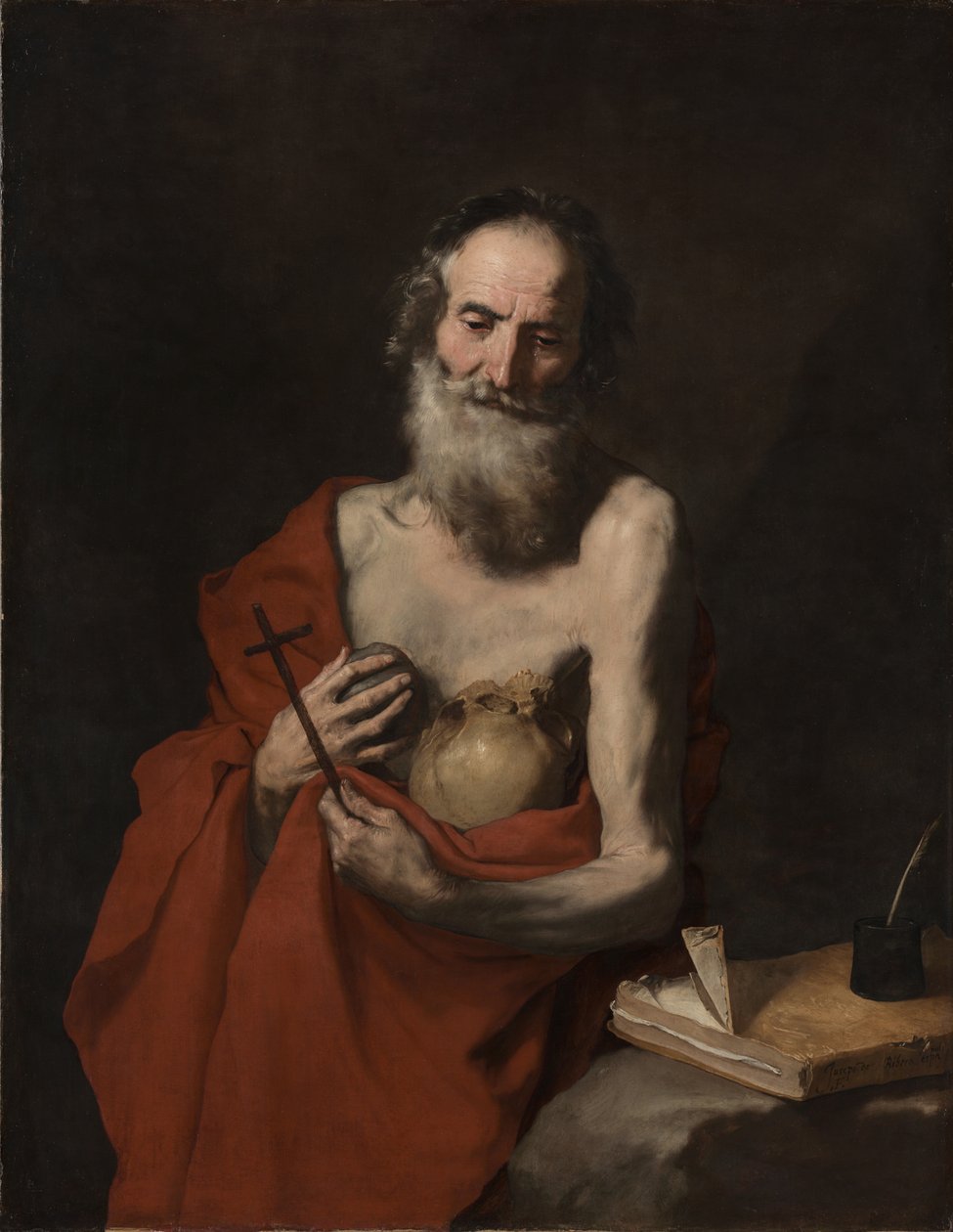 Sankt Hieronymus, ca. 1638-1640 af Jusepe de Ribera