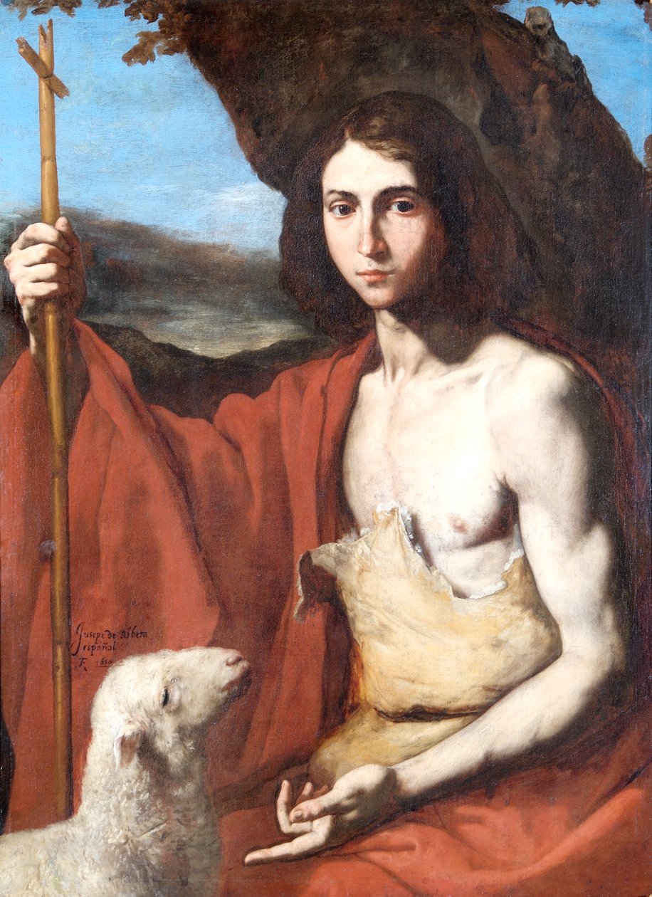 Johannes Døberen af Jusepe de Ribera
