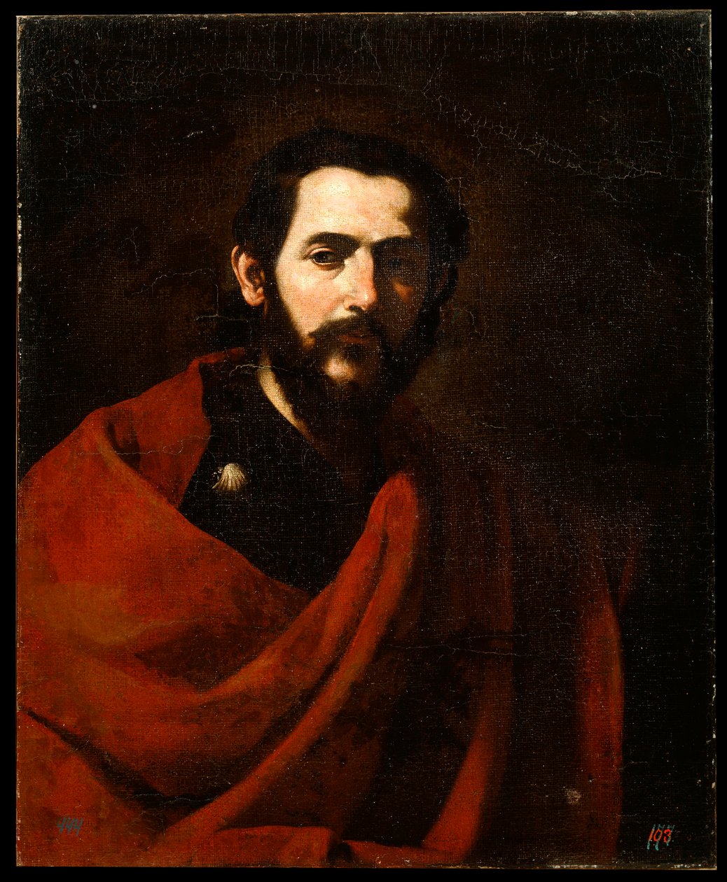 Apostlen Sankt Jakob den Store, 1600-tallet af Jusepe de Ribera