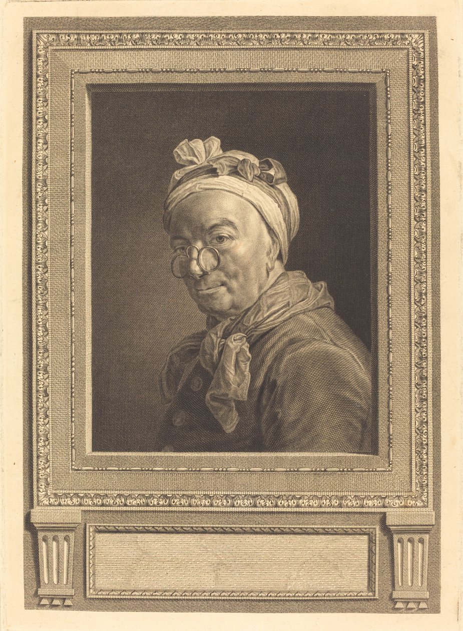 Jean Baptiste Simeon Chardin af Juste Chevillet after Jean Siméon Chardin