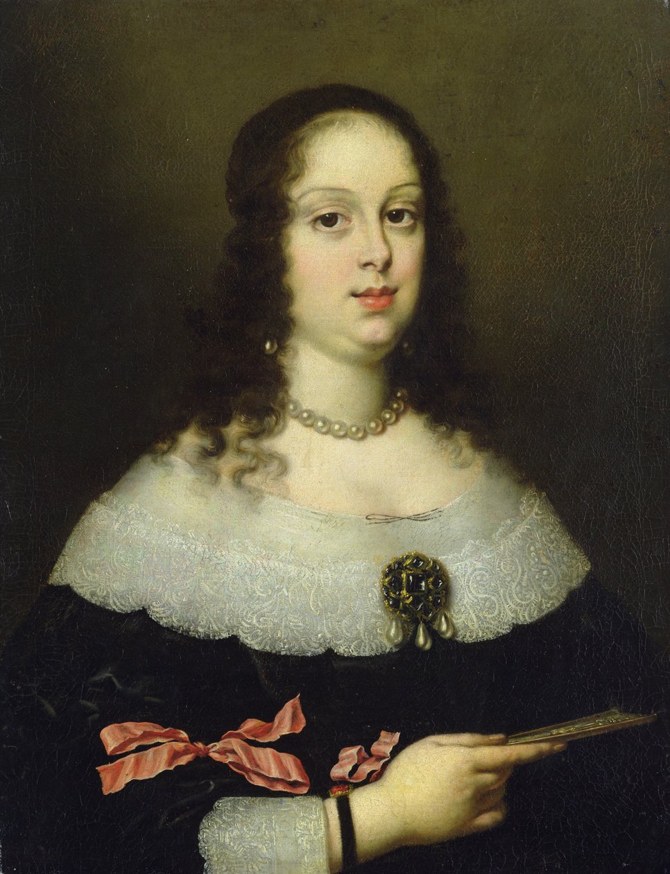 Portræt af Vittoria della Rovere (1622-95), storhertuginde af Toscana af Justus Sustermans