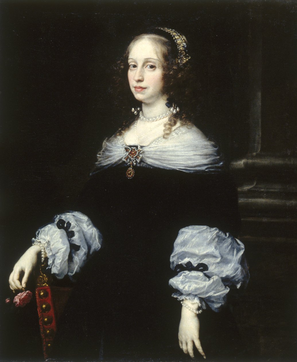 Portræt af grevinde Teresa Dudley di Carpegna, 1654 af Justus Sustermans